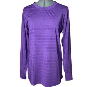 ZYIA Active Long Sleeve Chill Vented Shirt Women's Size Large Purple
